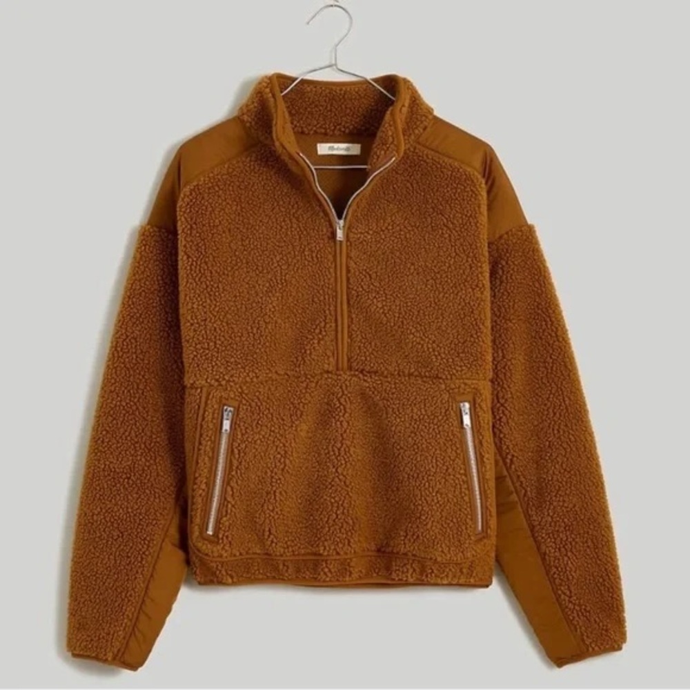 Madewell Brown Sherpa Jacket